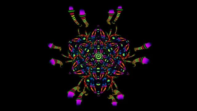 Squiggle Mandala 9