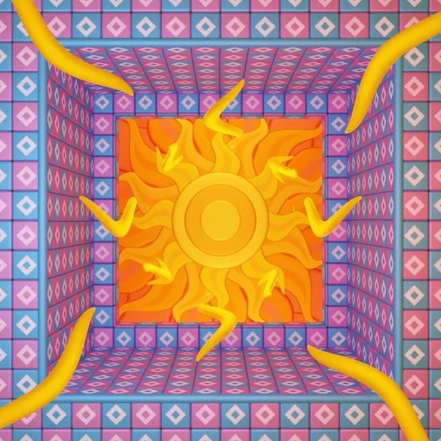 Orbiting Arms Around a Square Sun